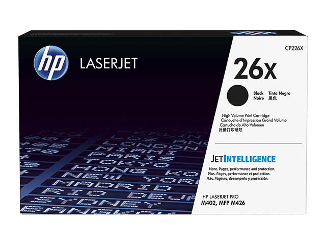 Original HP CF226X / HP 26X Toner Schwarz