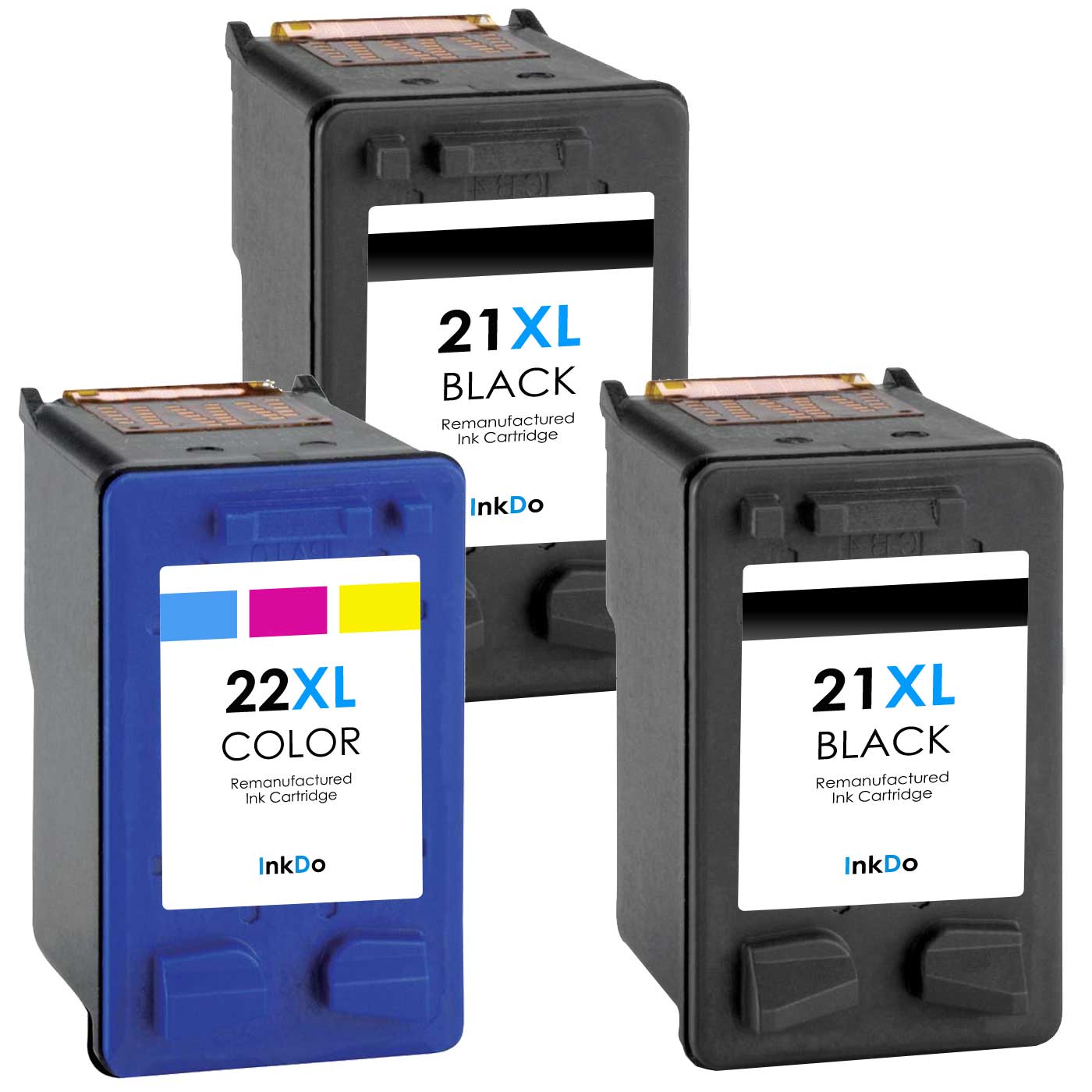 Alternativ zu HP 21XL + 22XL Multipack 2x Schwarz + 1x  farbig
