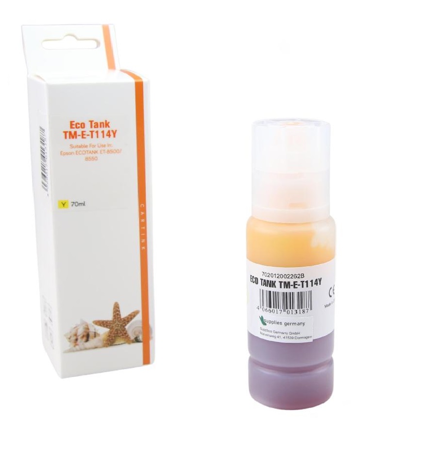 Alternativ zu Epson 114 Tinten Gelb 70 ml