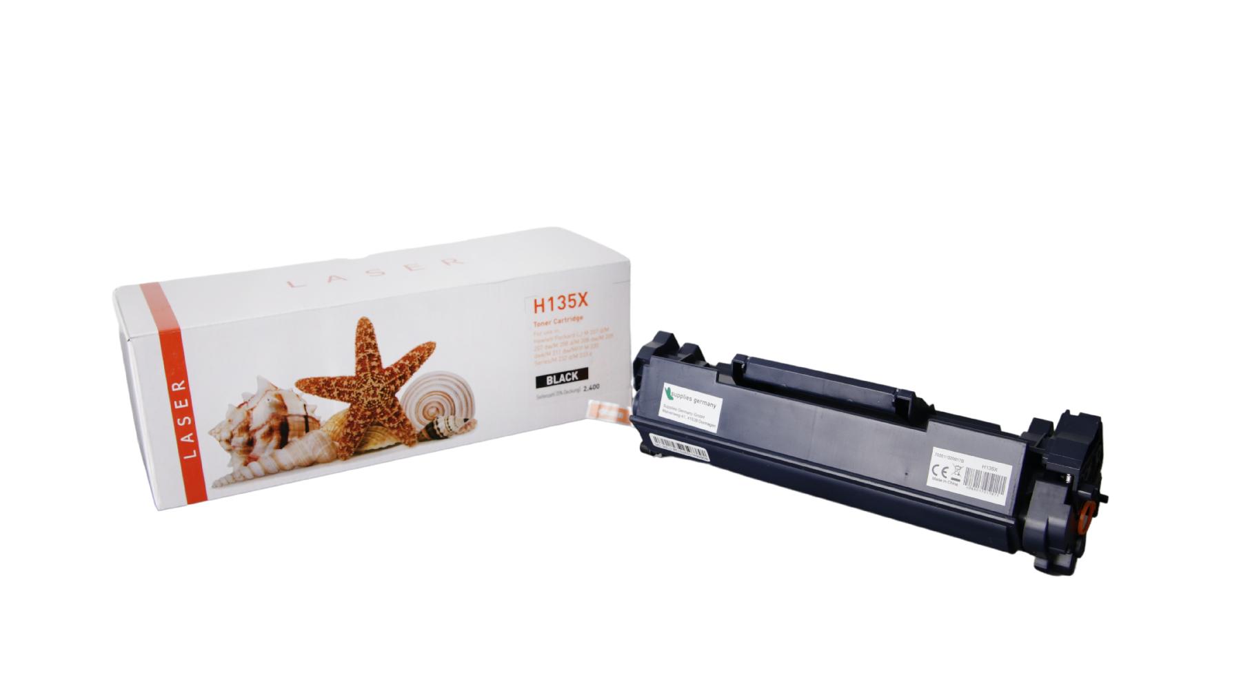 Alternativ zu HP 135X / W1350X Toner Schwarz 2.400 Seiten