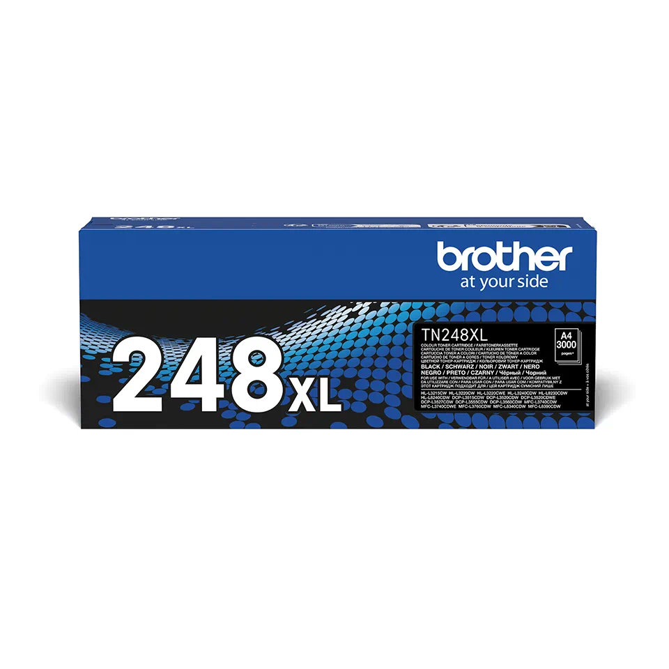 Original Brother TN 248XL BK Toner Schwarz 3.000 Seiten
