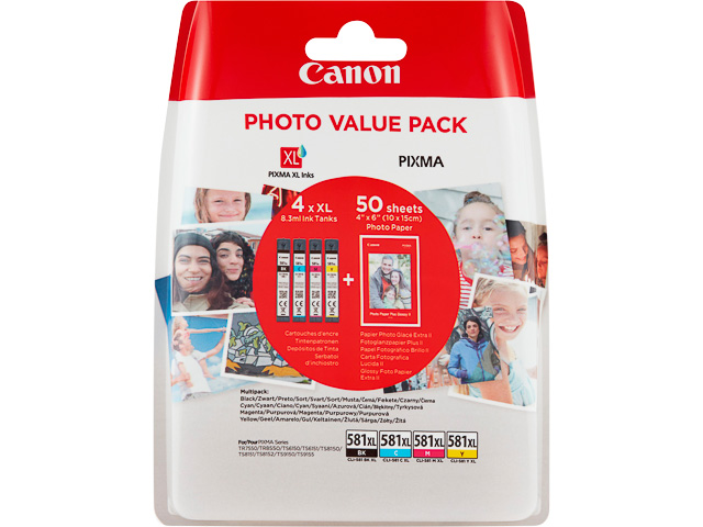 Original Canon CLI-581 XL Multipack 2052C004