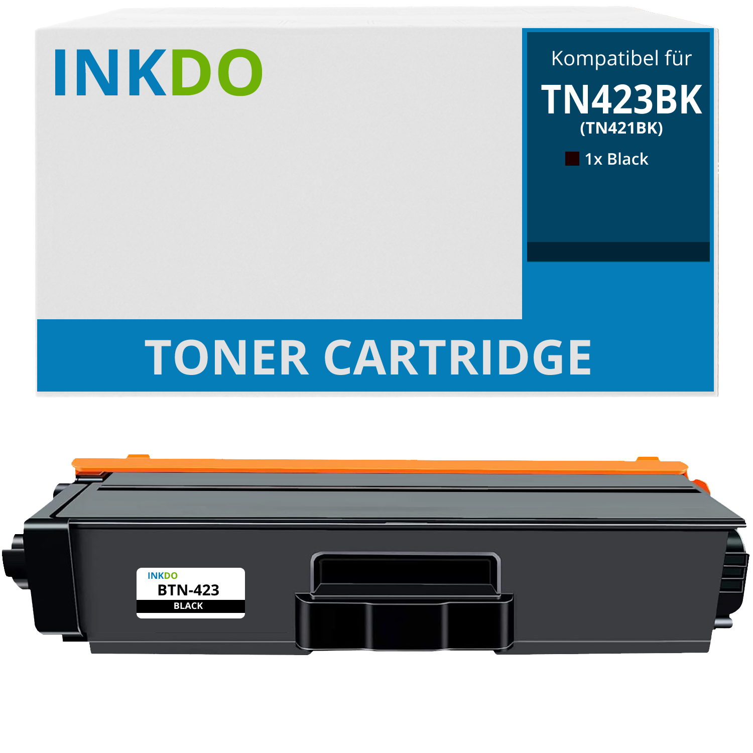 Alternativ zu Brother TN 423 BK Toner Schwarz 6.500 Seiten