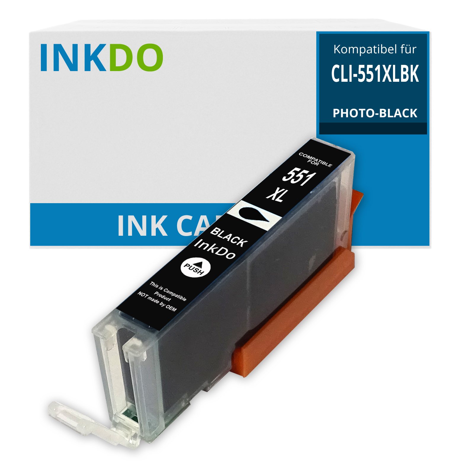 Alternativ zu Canon CLI 551 XL BK Patrone Schwarz 6443B001