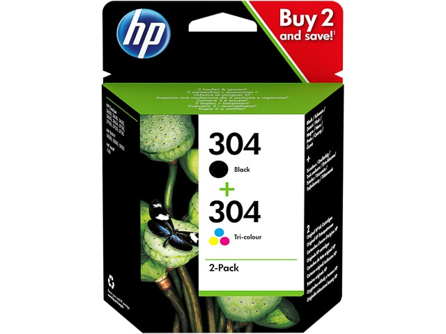 Original HP 304 / 3JB05AE Multipack 220 Seiten