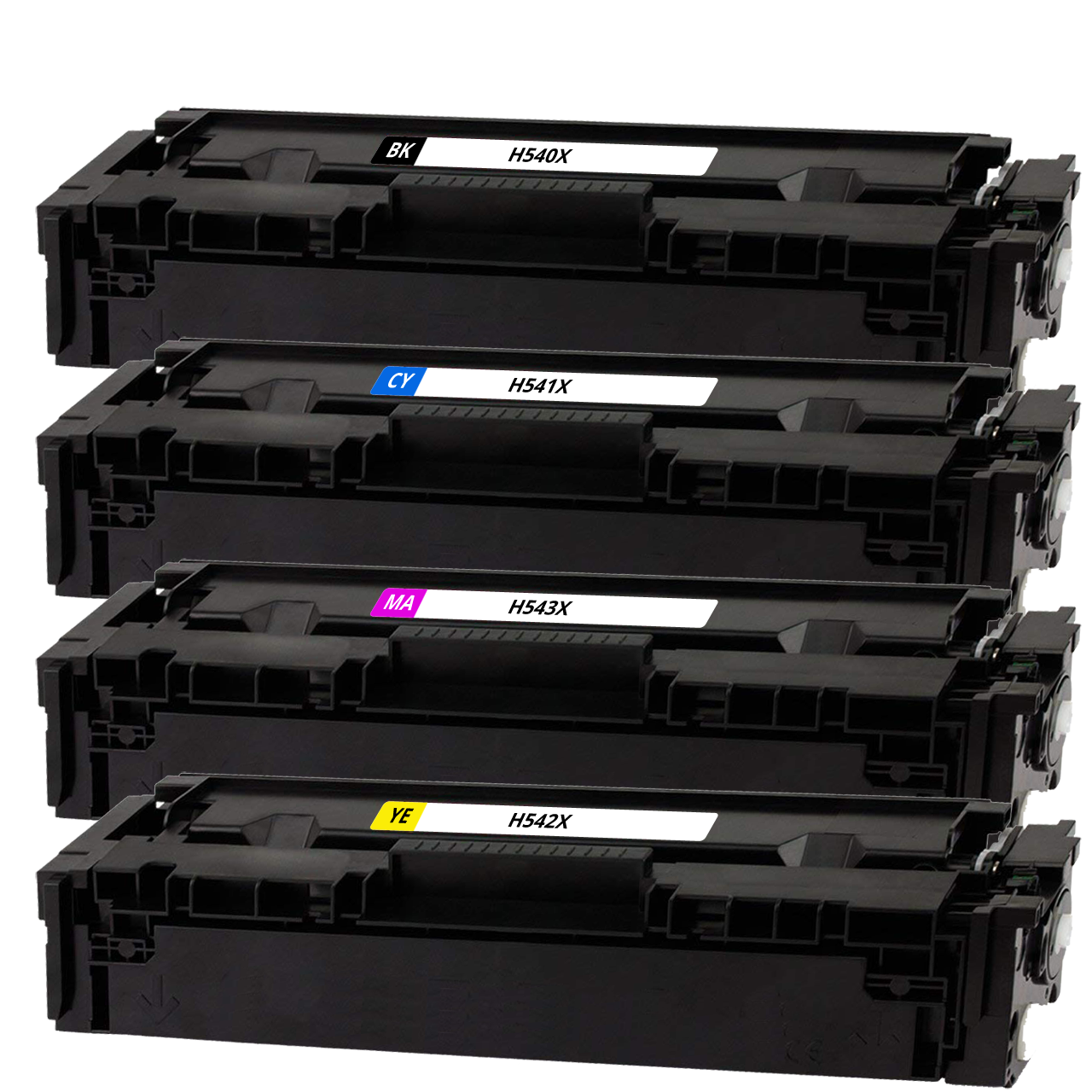 Alternativ zu HP 203X Toner Set - CF540X CF541X CF542X CF543X