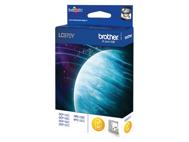 Original Brother LC 970 Y Tintenpatronen Gelb