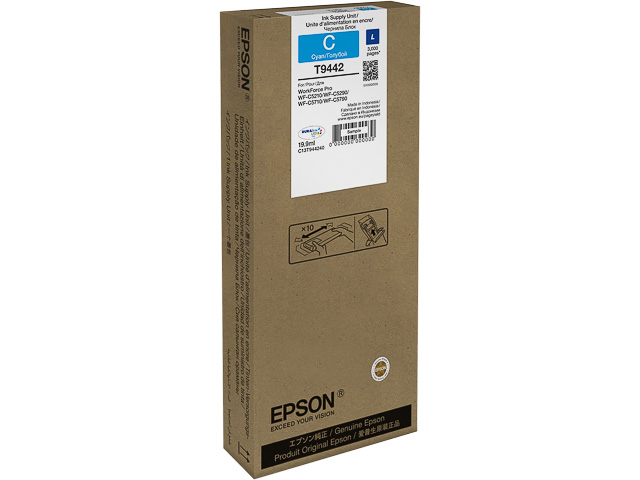 Original Epson T9442 Patrone Cyan C13T944240