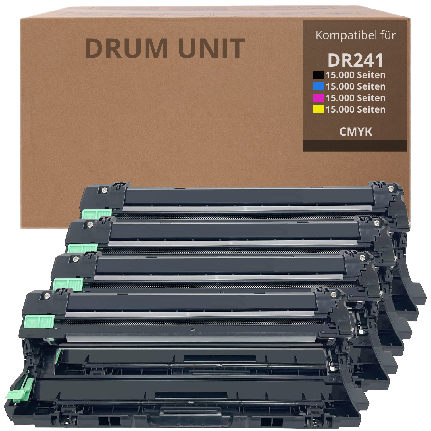 Alternativ zu Brother DR-241CL OPC Trommel CMYK