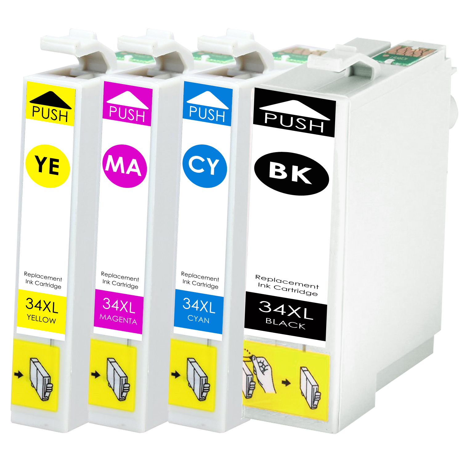 Alternativ zu Epson 34 XL Multipack T3476