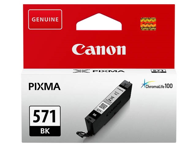 Original Canon CLI-571BK Patrone Schwarz 0385C001