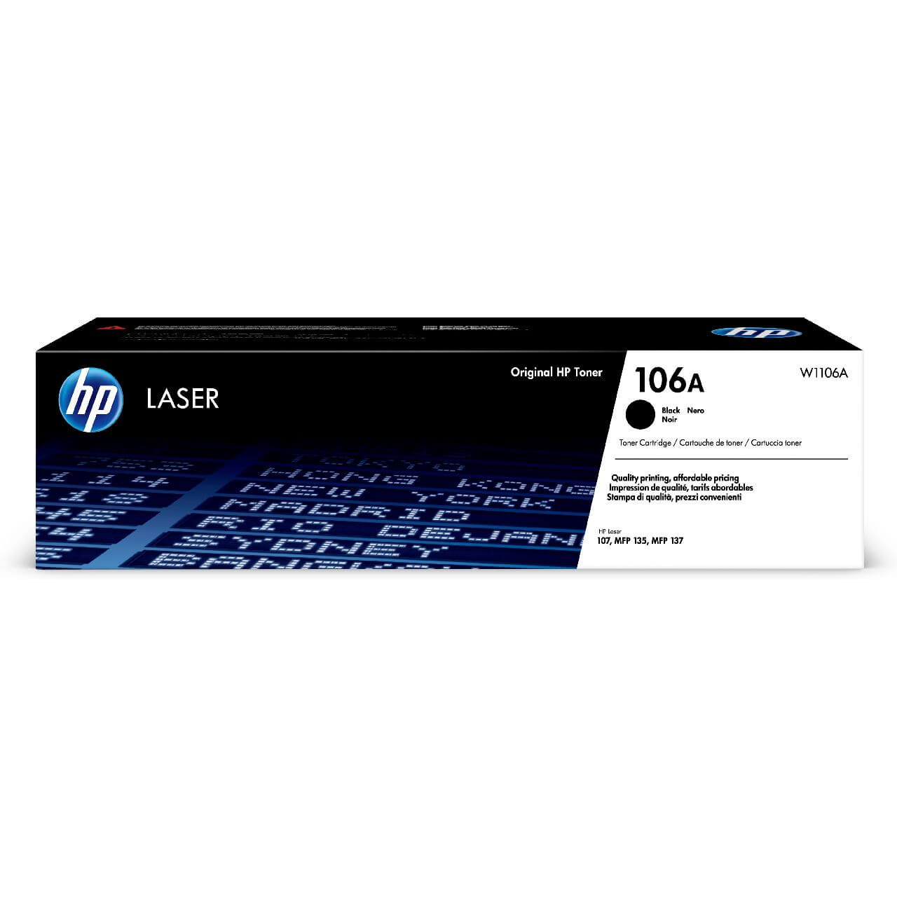 Original HP W1106A / 106A Toner Schwarz 1.000 Seiten