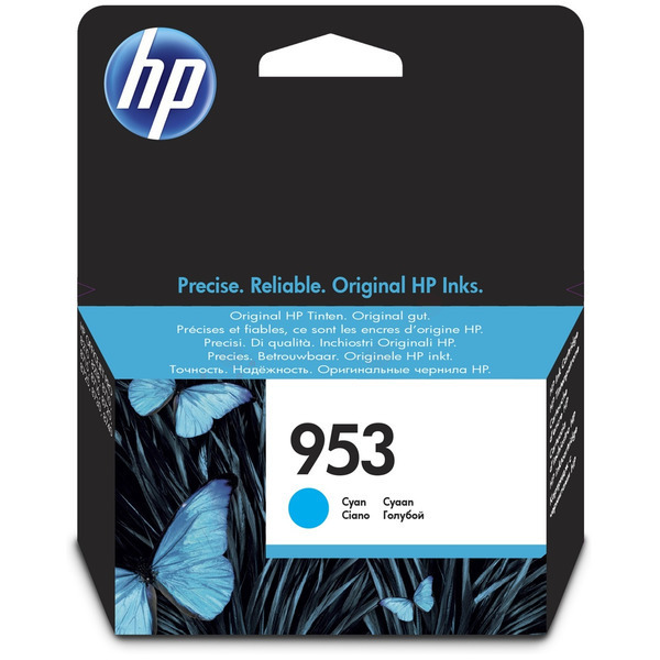 Original HP 953 Tintenpatrone Cyan F6U12AE