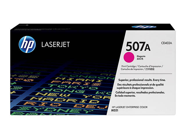 Original HP 507A / CE403A Toner Magenta