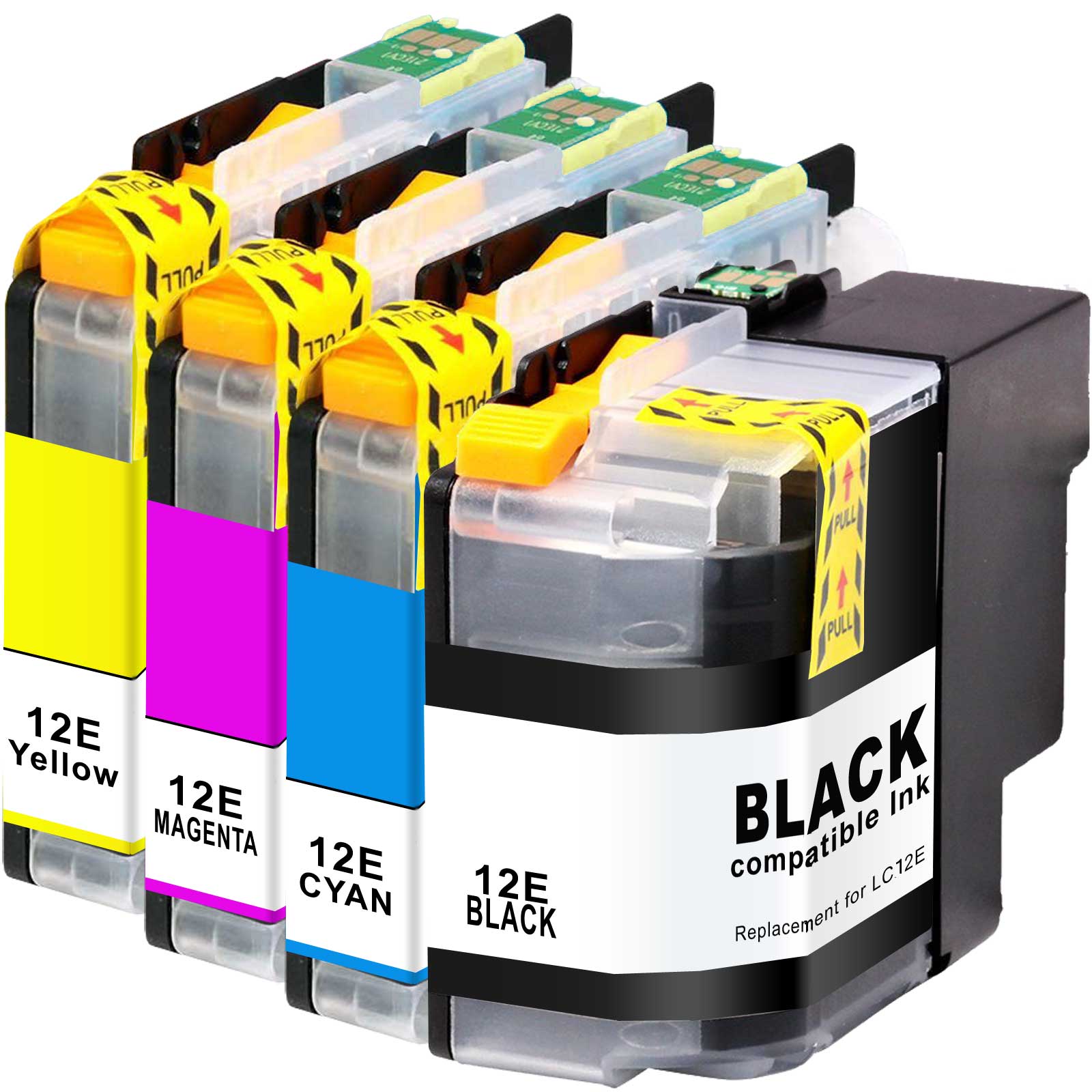 Alternativ zu Brother LC 12E Multipack LC-12E BK CMY