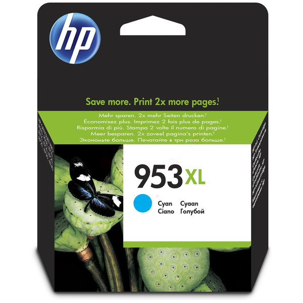 Original HP 953 XL Tintenpatrone Cyan F6U16AE