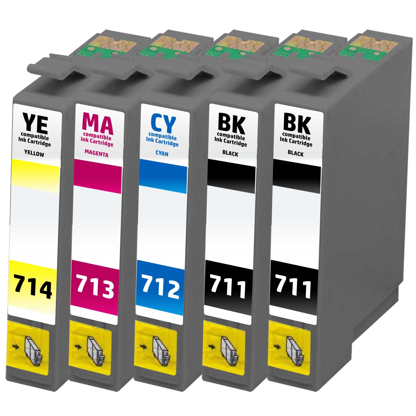 Alternativ zu Epson T0715 Multipack 5 Patronen Set XL