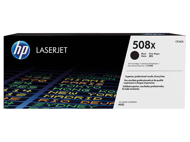 Original HP 508X / CF 360X Toner Schwarz 12.500 Seiten