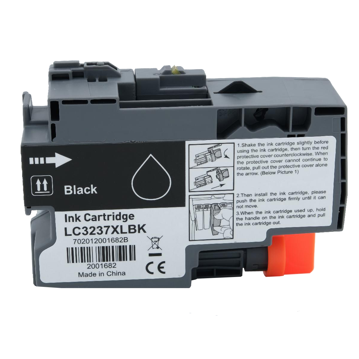 Alternativ zu Brother LC 3237 BK Druckerpatrone Schwarz