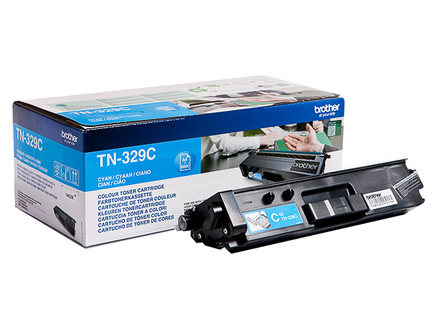Original Brother TN 329 C Toner Cyan