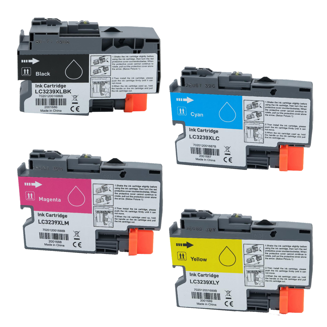 Alternativ zu Brother LC 3239 XL Multipack 4-farbig