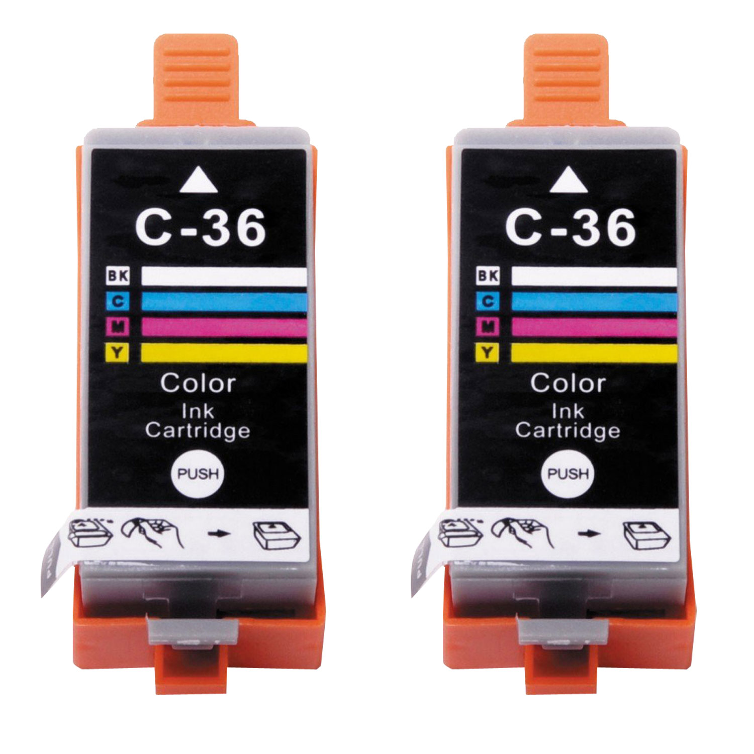 Alternativ zu Canon CLI 36 Doppelpack Color