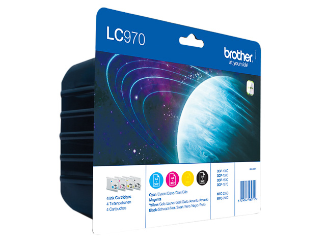 Original Brother LC 970 Multipack 4-farbig
