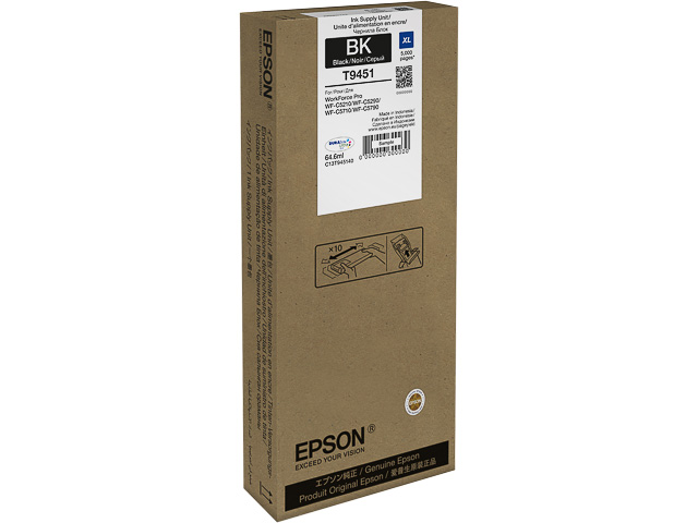 Original Epson T9451 Patrone Schwarz C13T945140