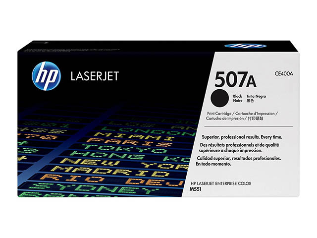 Original HP 507A / CE400A Toner Schwarz
