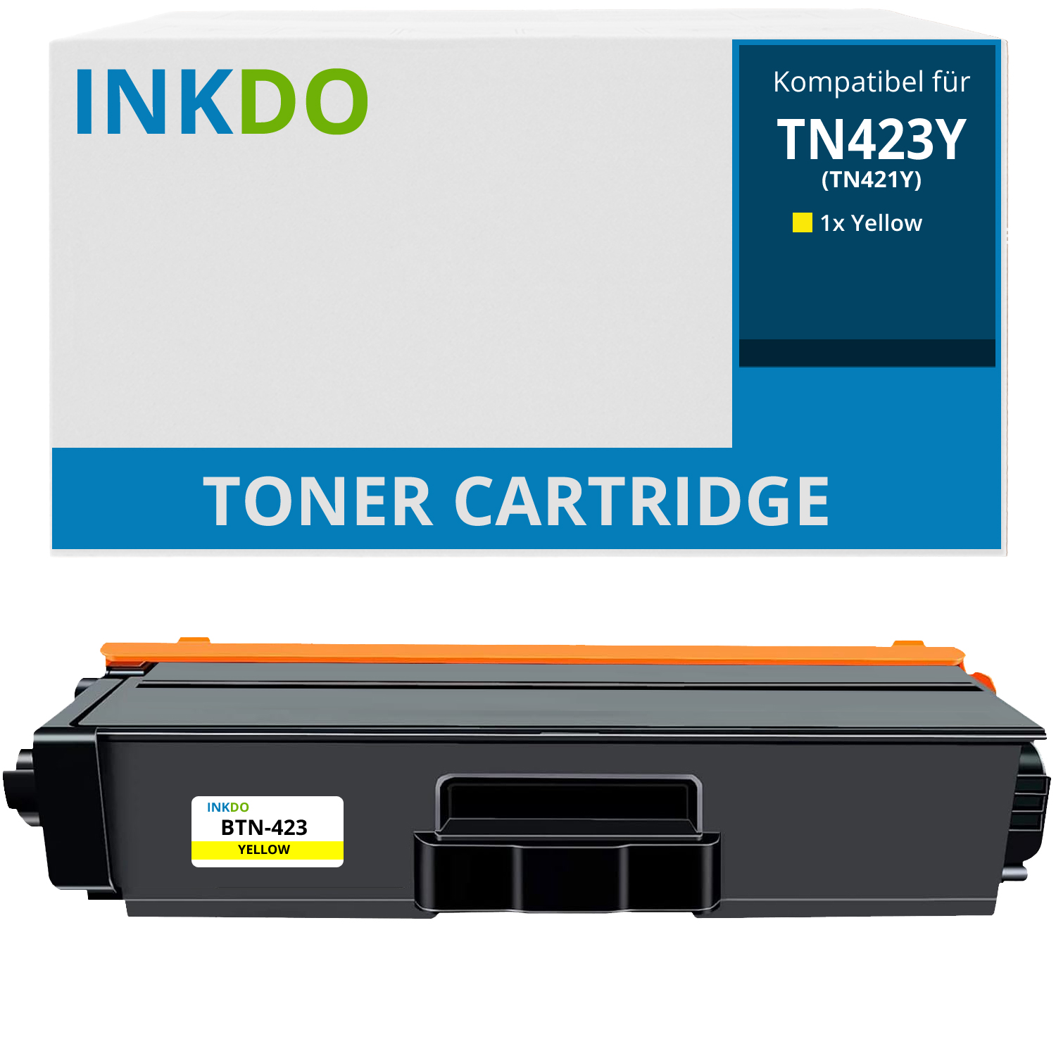 Alternativ zu Brother TN 423 Y Toner Gelb 4.000 Seiten