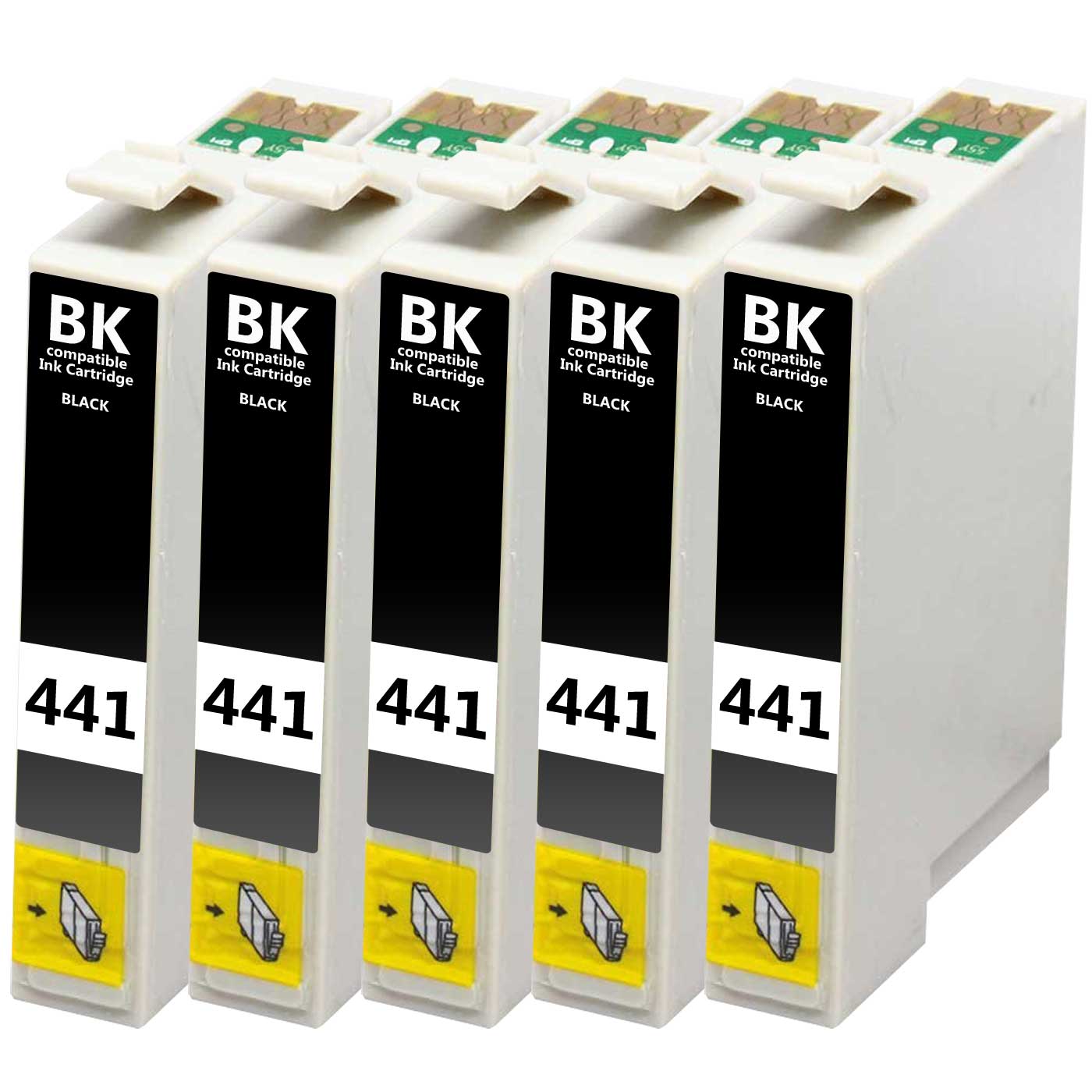 Alternativ zu Epson T0441 Patronen 4x Schwarz