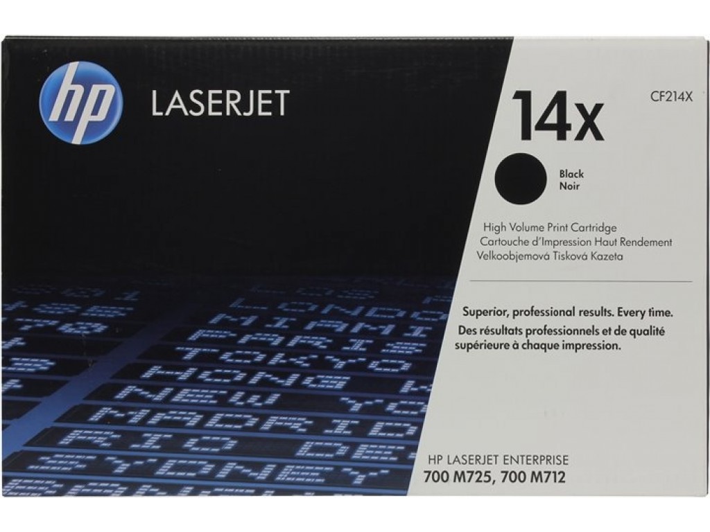 Original HP CF214X / HP 14X Toner Schwarz