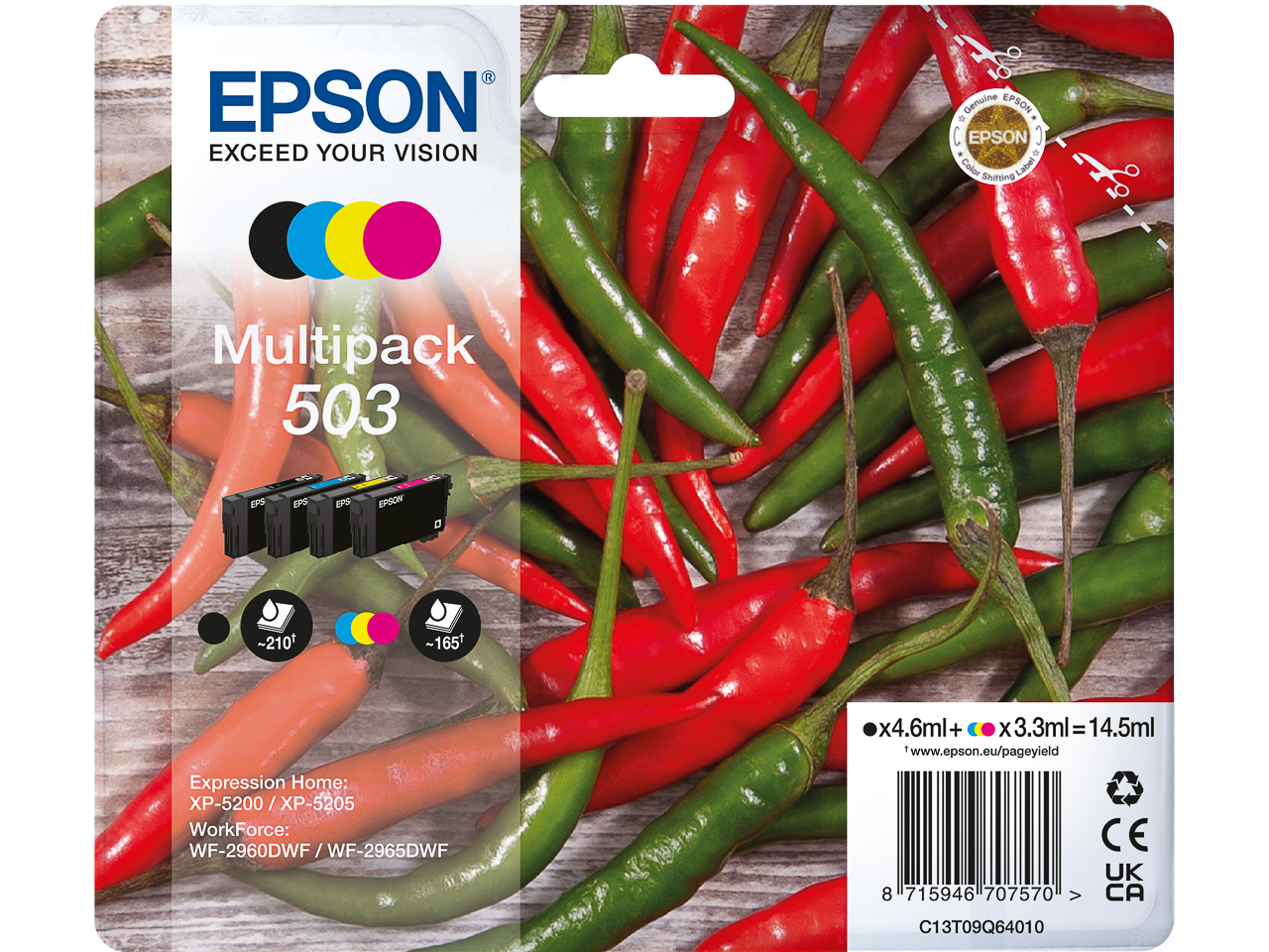 Original Epson 503 Multipack C13T09Q64010