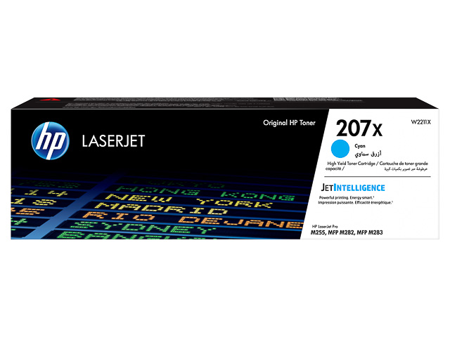 Original HP 207X / W2211X Toner Cyan
