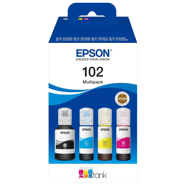 Original Epson 102 Multipack EcoTank Tinten