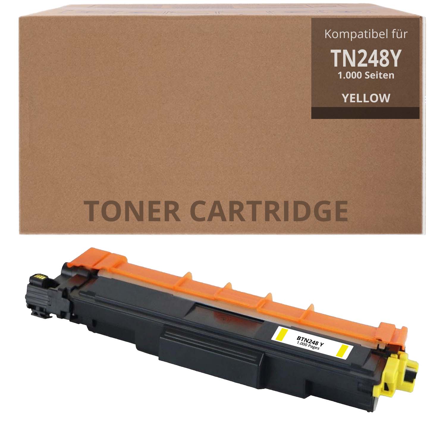 Alternativ zu Brother TN 248 Y Toner Gelb 1.000 Seiten