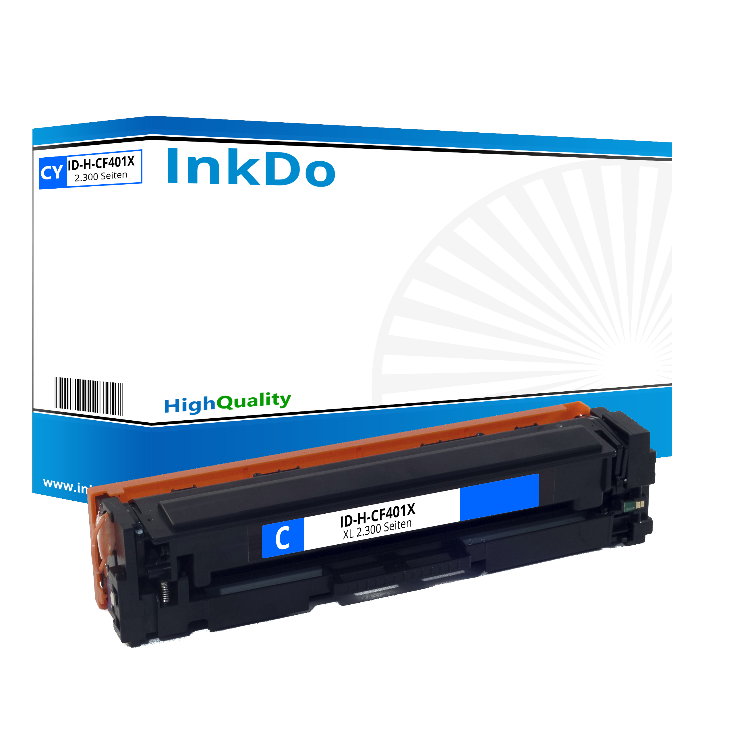Alternativ zu HP CF 401X / 201X Toner Cyan