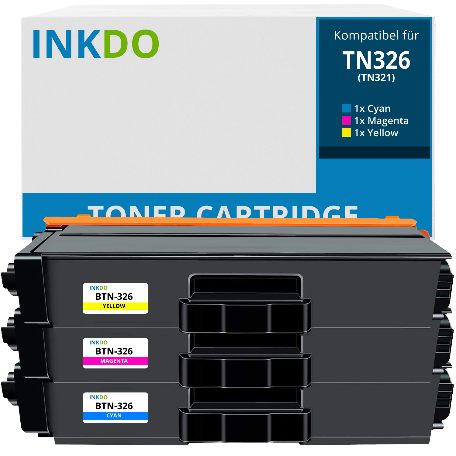 Alternativ zu Brother TN 326 Toner Set CMY 11.500 Seiten