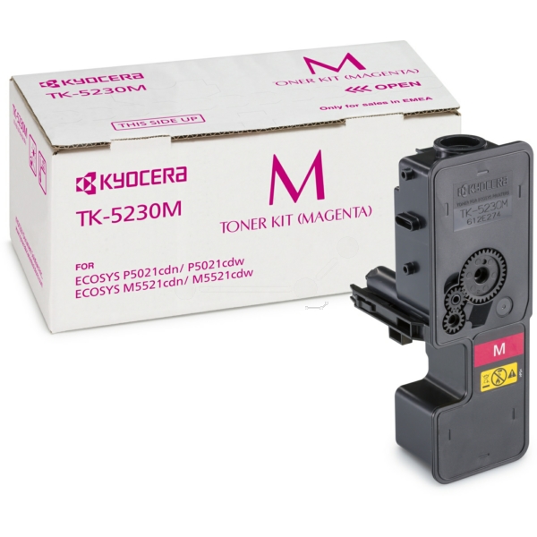 Original Kyocera TK 5230M Toner Magenta 2.200 Seiten 1T02R9BNL0