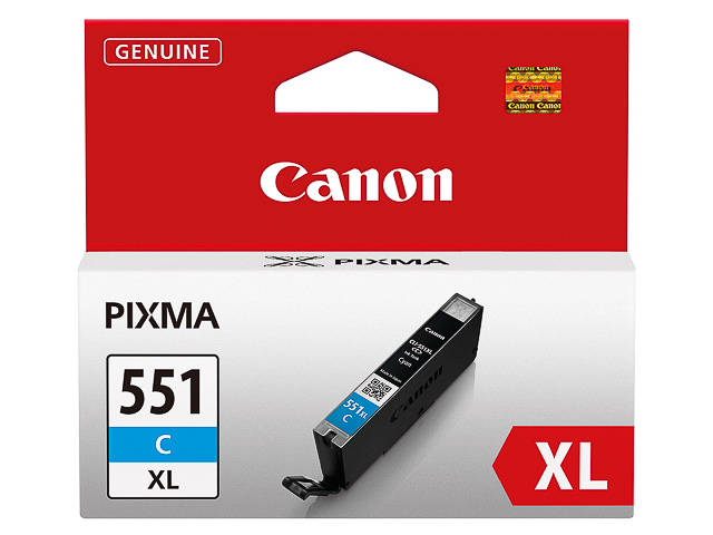 Original Canon CLI 551 C XL Patrone Cyan
