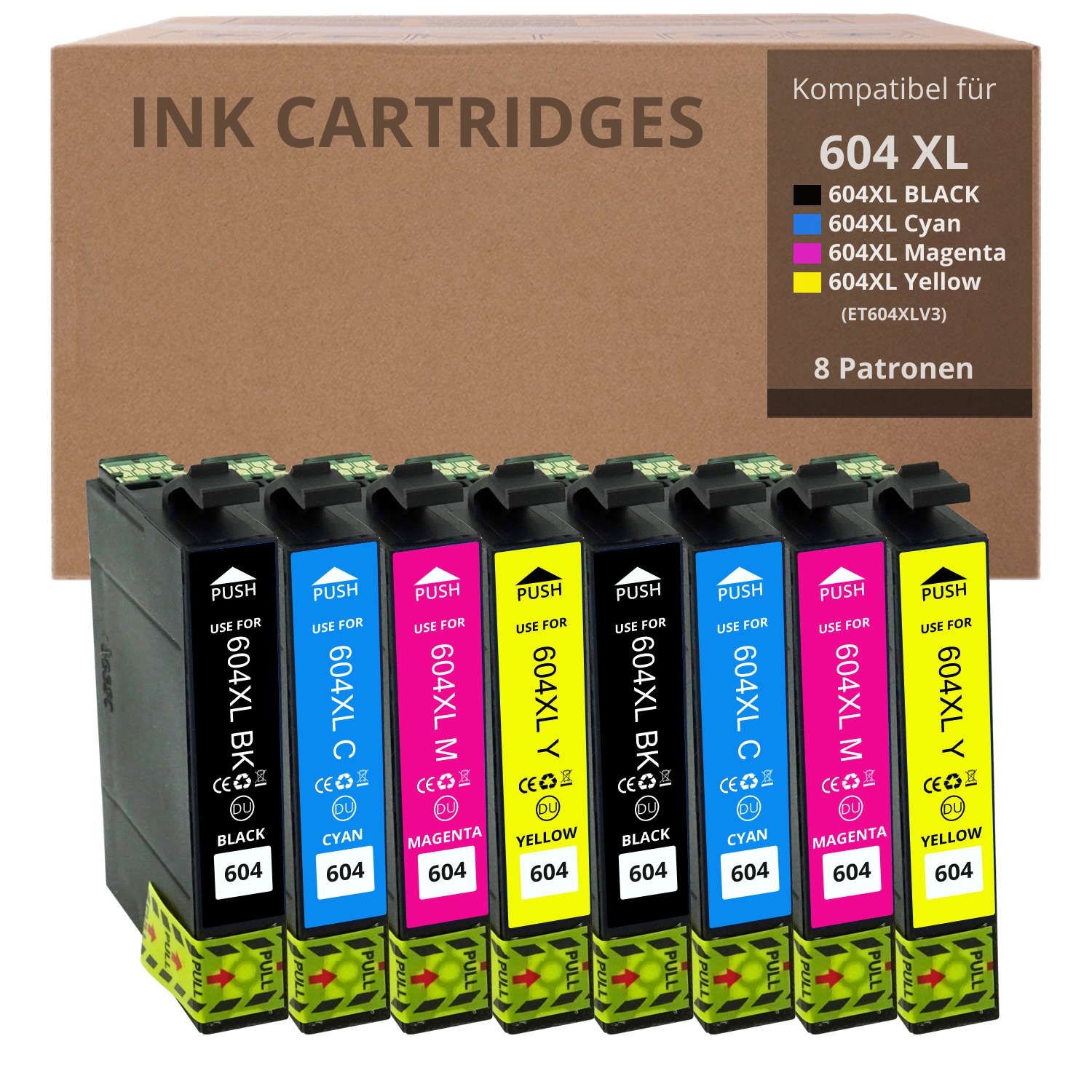 Alternativ zu Epson 604 XL Multipack 2x Epson Ananas T10H6