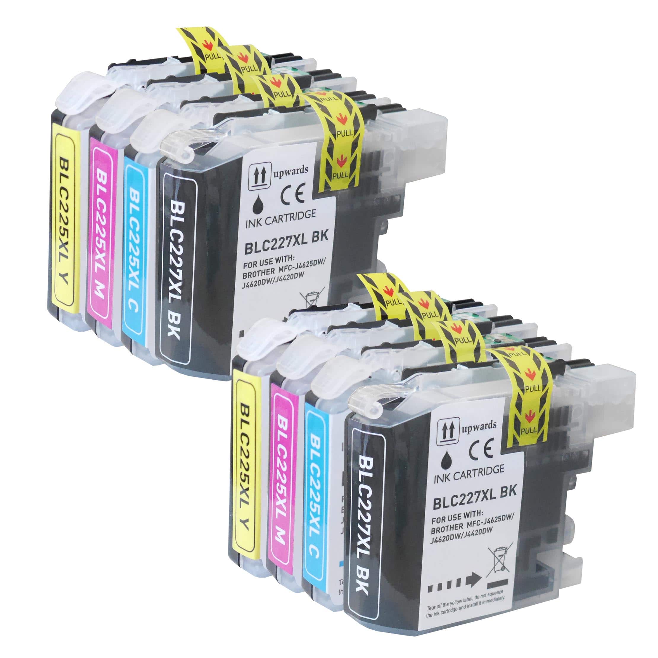 Alternativ zu Brother LC 227 XL Multipack mit 8 Patronen