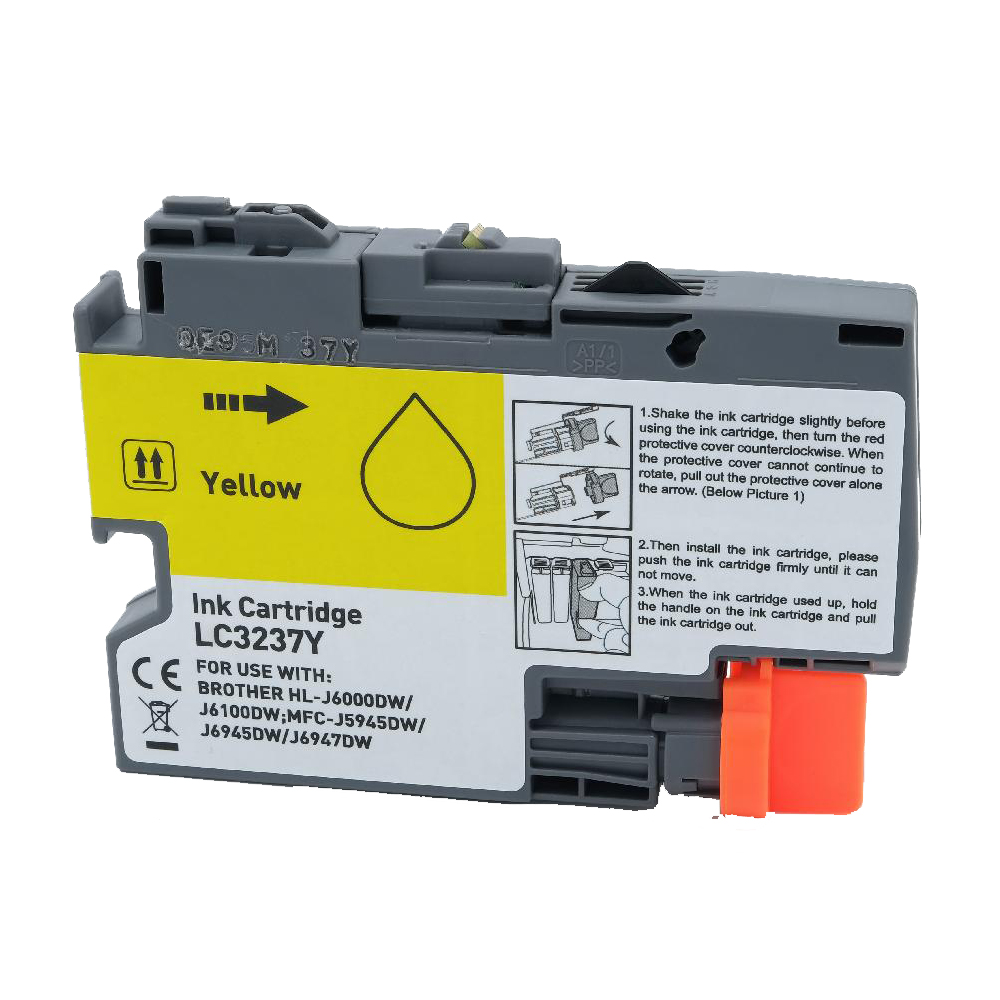 Alternativ zu Brother LC 3237 Y Druckerpatrone Gelb