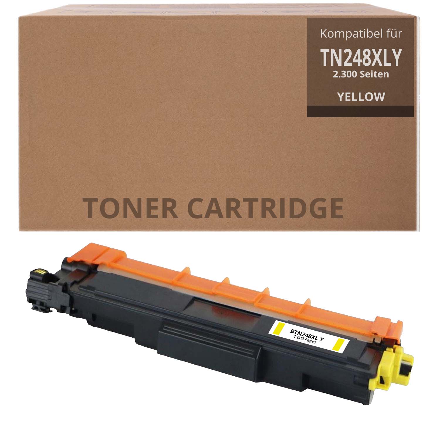 Alternativ zu Brother TN 248XL Y Toner Gelb 2.300 Seiten