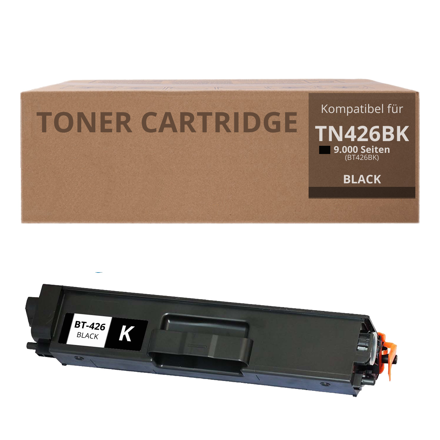 Alternativ zu Brother TN 426 BK Toner Schwarz 9.000 Seiten
