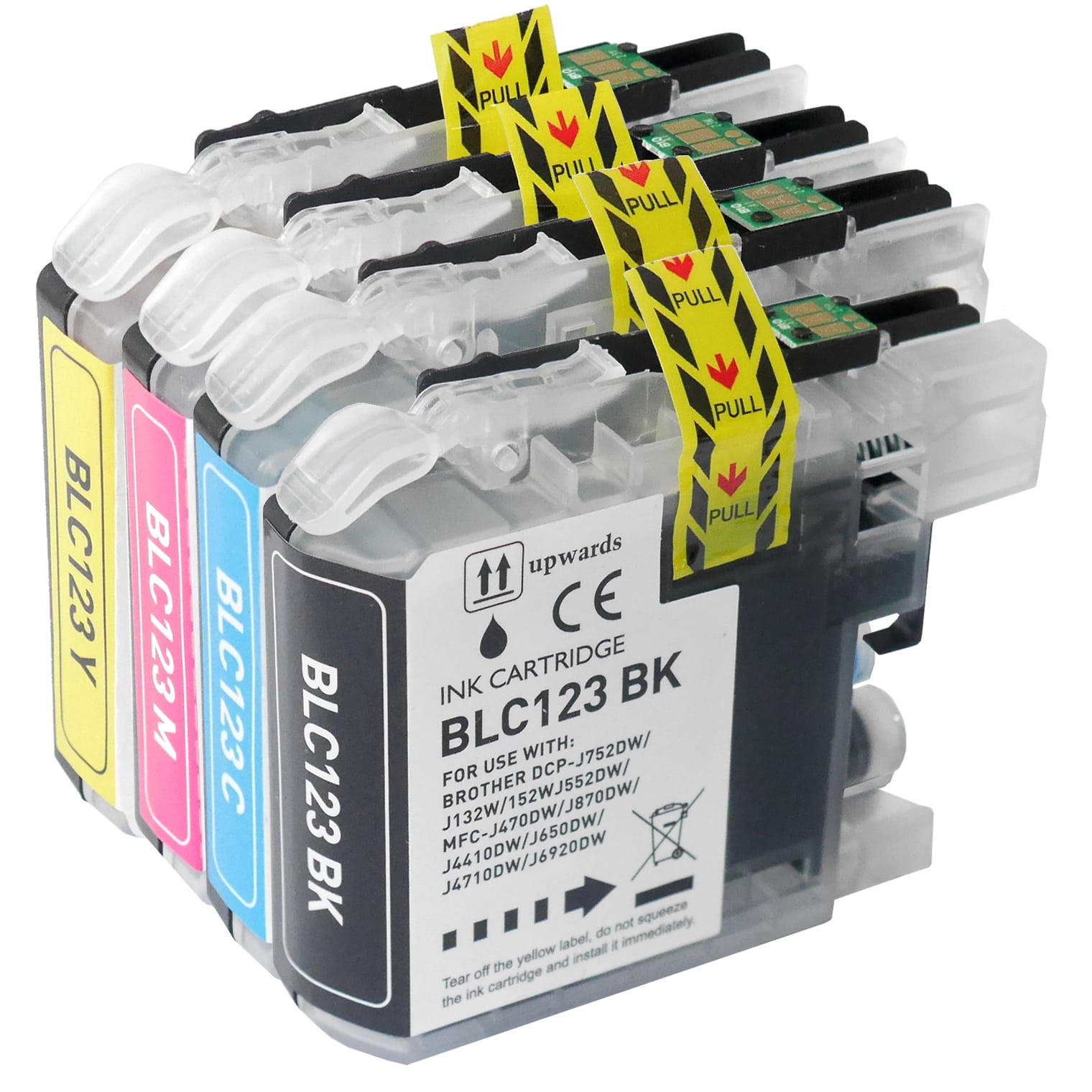 Alternativ zu Brother LC 123 Multipack 4-farbig - XL Füllmenge