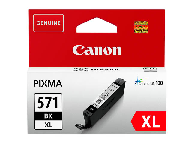 Original Canon CLI-571BK XL Patrone Schwarz 0331C001