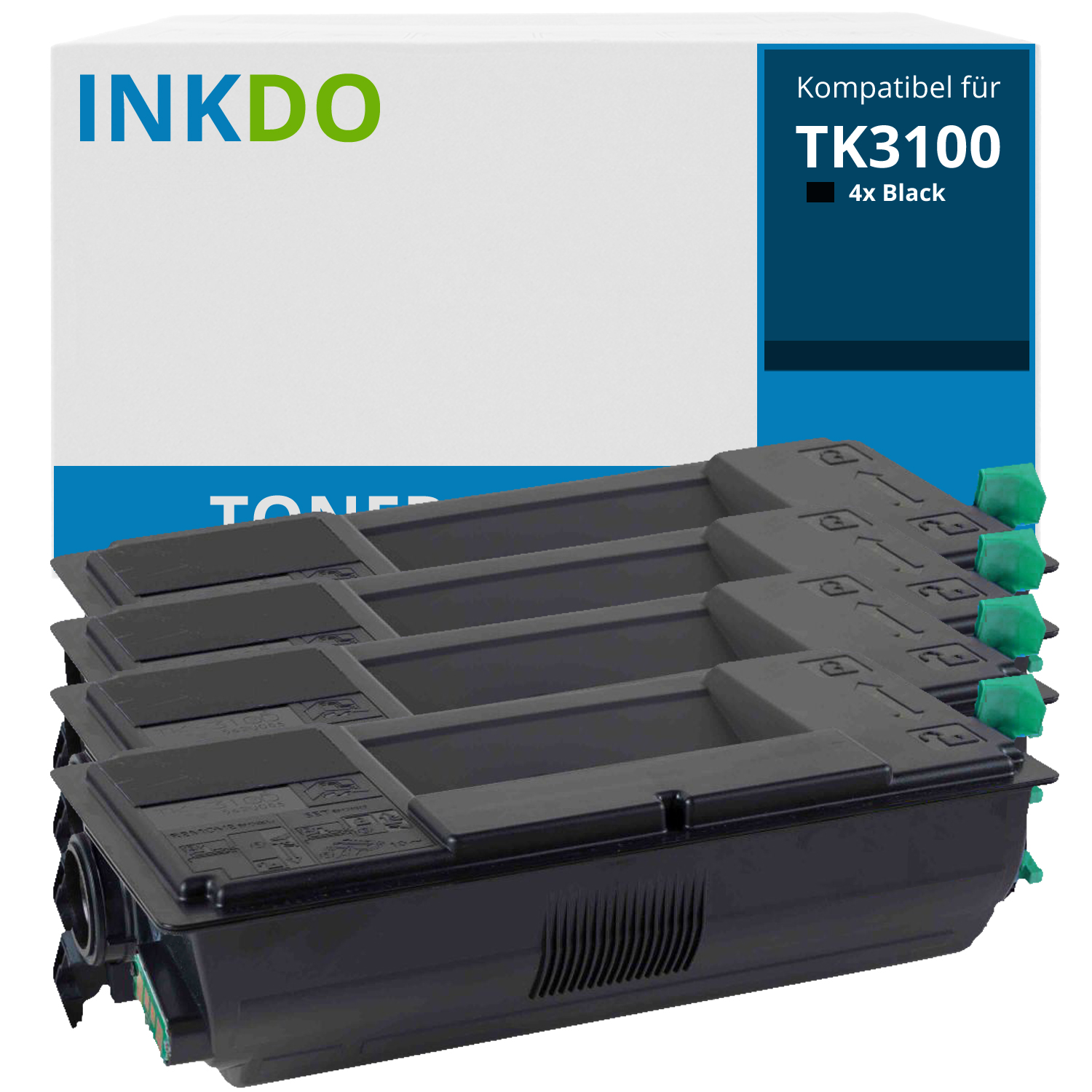 Alternativ zu Kyocera TK 3100 Toner Set 4x Schwarz 1T02MS0NL0