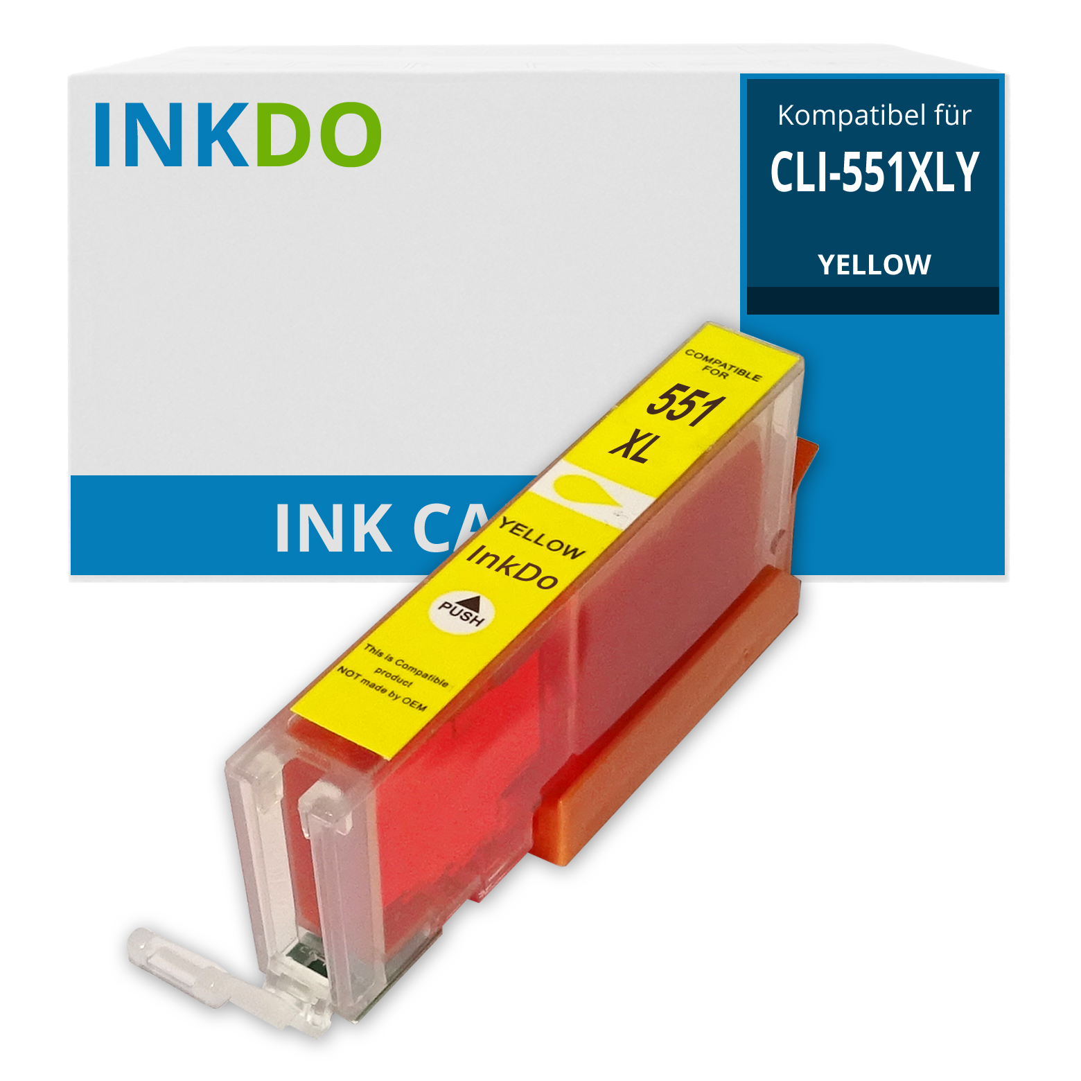 Alternativ zu Canon CLI 551 XL Y Patrone Gelb 6446B001