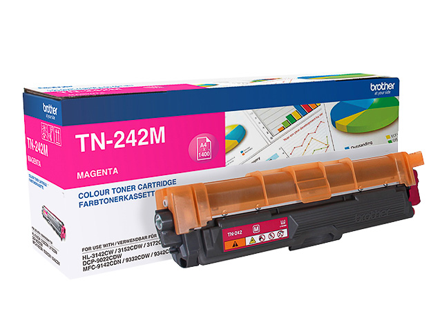 Original Brother TN 242 M Toner Magenta